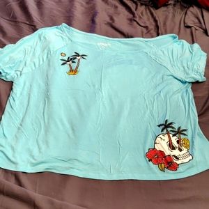 NWOT Torrid slack shoulder top